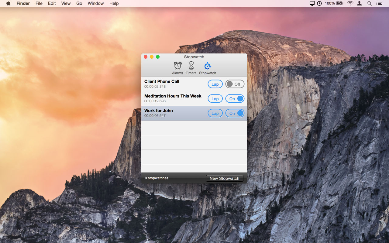 alarm for mac with multiple alarms